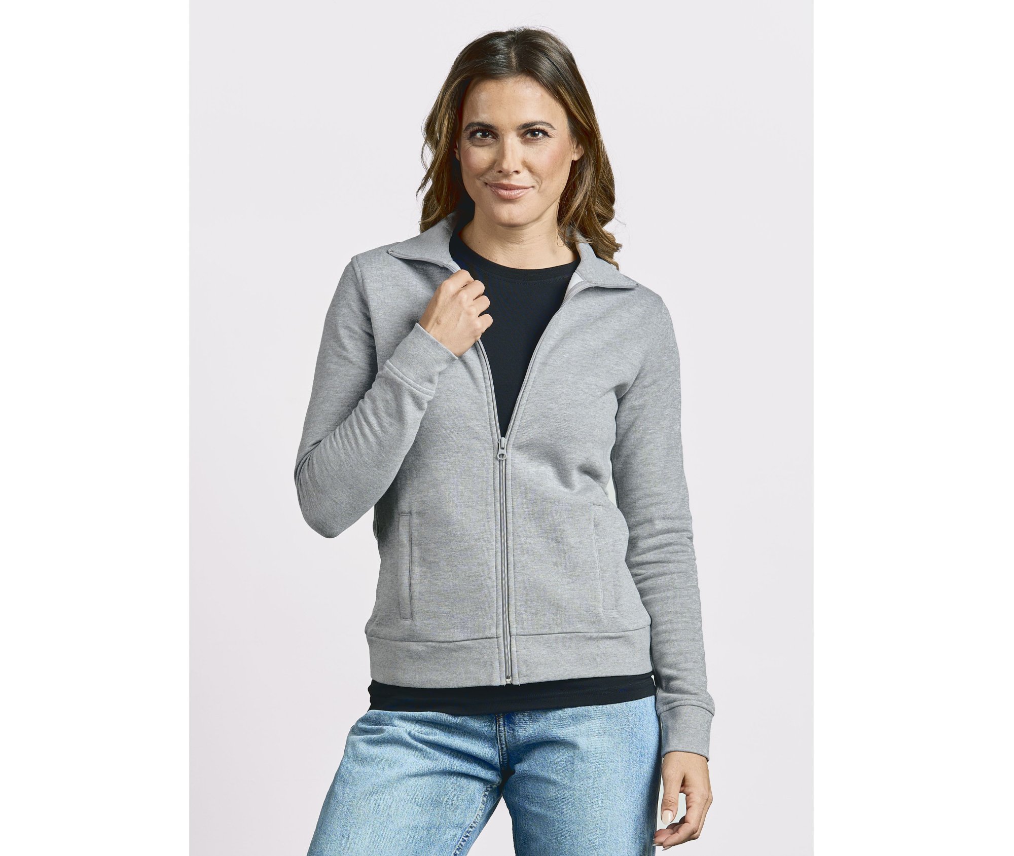 Sweat femme grand zip Promodoro Women’s Jacket Stand-Up Collar Sweat femme grand zip Promodoro Women’s Jacket Stand-Up Collar