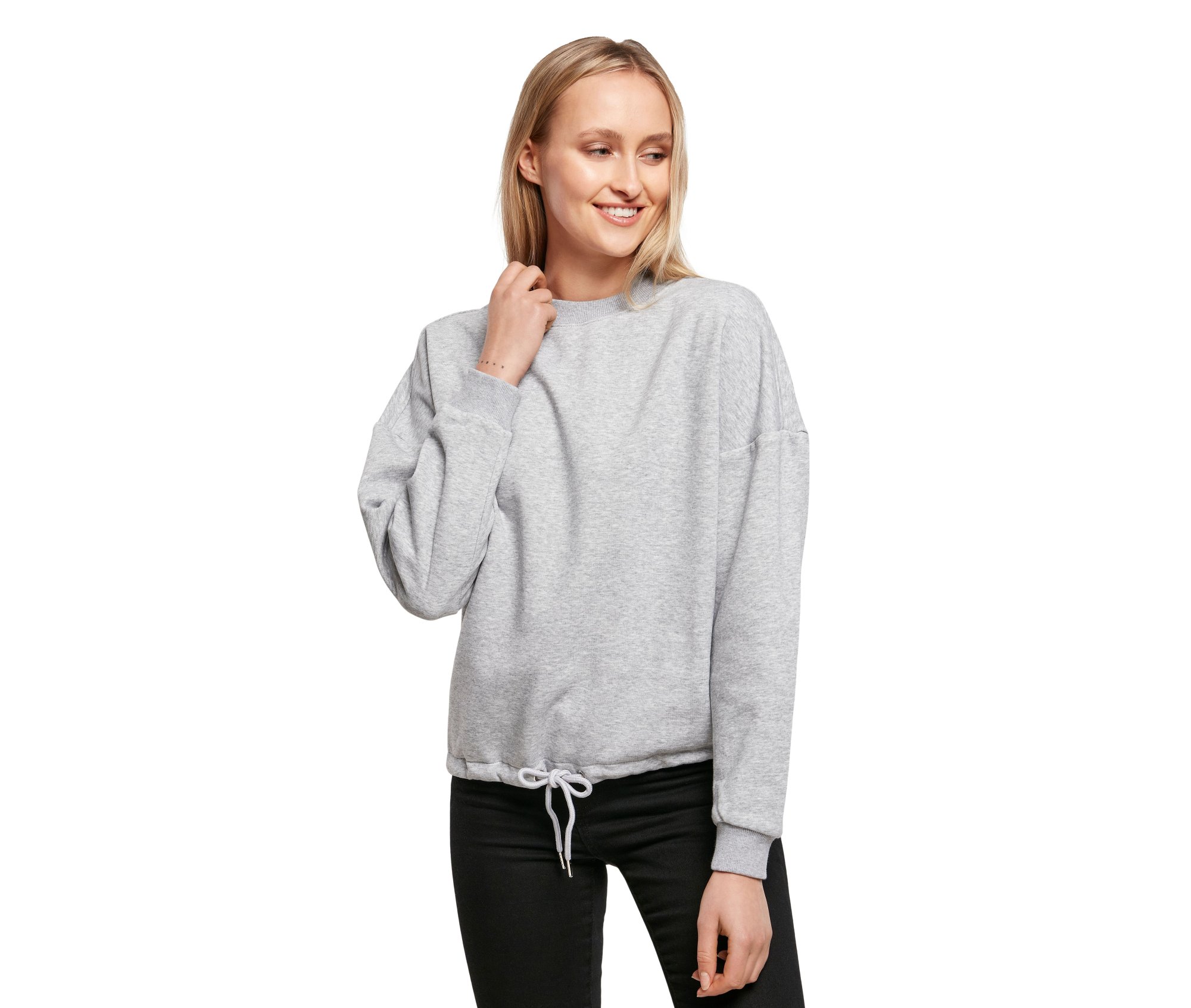 Sweat femme oversize col rond Build Your Brand Ladies Crewneck Sweat femme oversize col rond Build Your Brand Ladies Crewneck