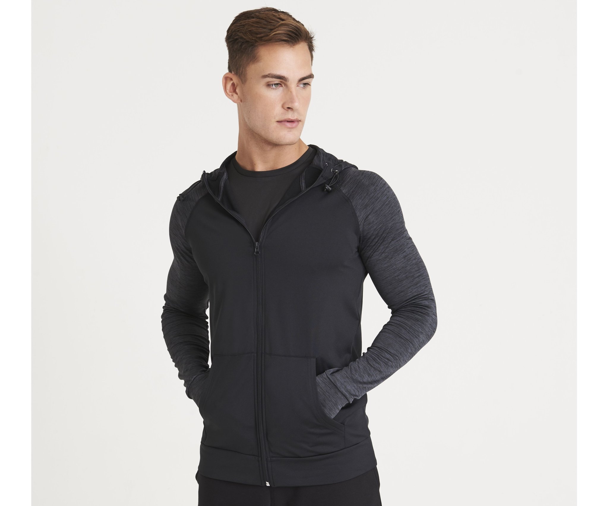 Sweat homme contrasté Just Cool Men's Contrast Zoodie Sweat homme contrasté Just Cool Men's Contrast Zoodie