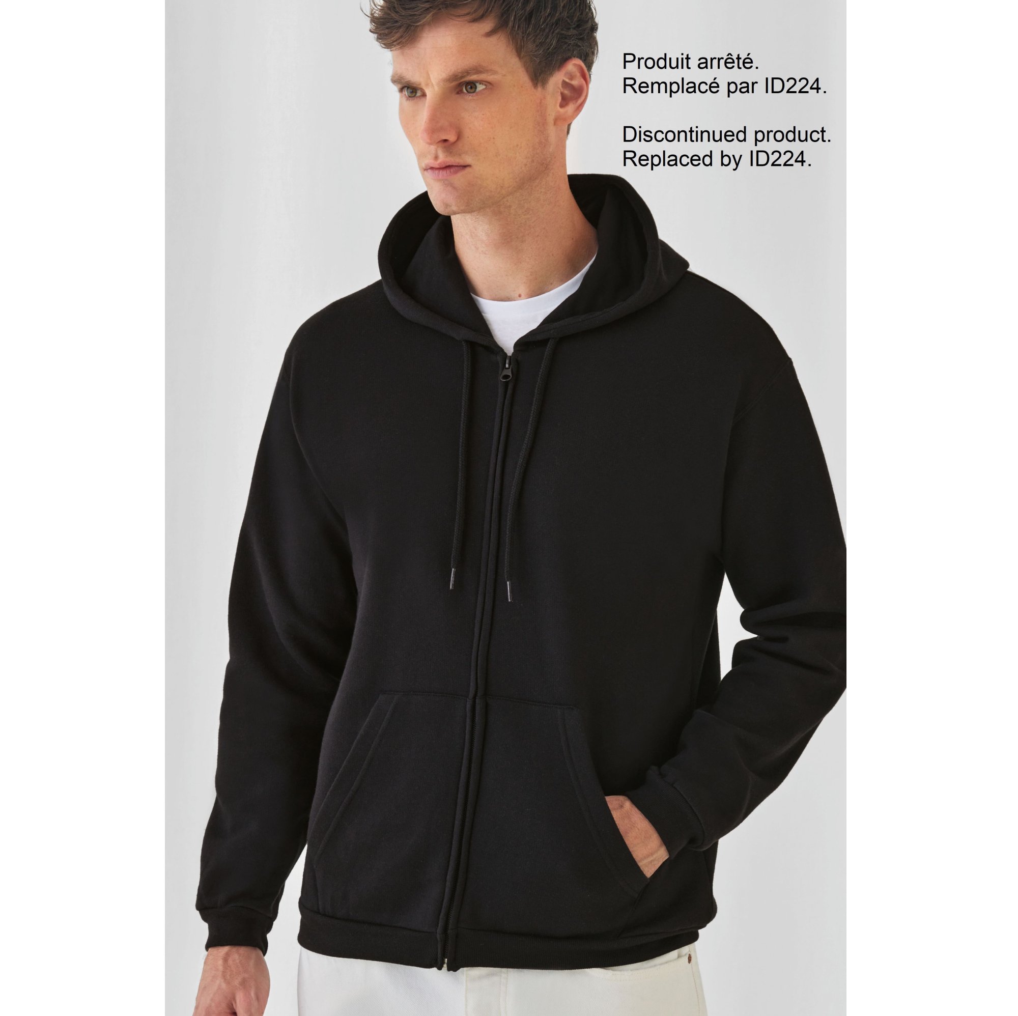 Sweat ID.205 grand zip capuche B&c Full Hooded Sweatshirt Id205 50/50 Sweat ID.205 grand zip capuche B&c Full Hooded Sweatshirt Id205 50/50