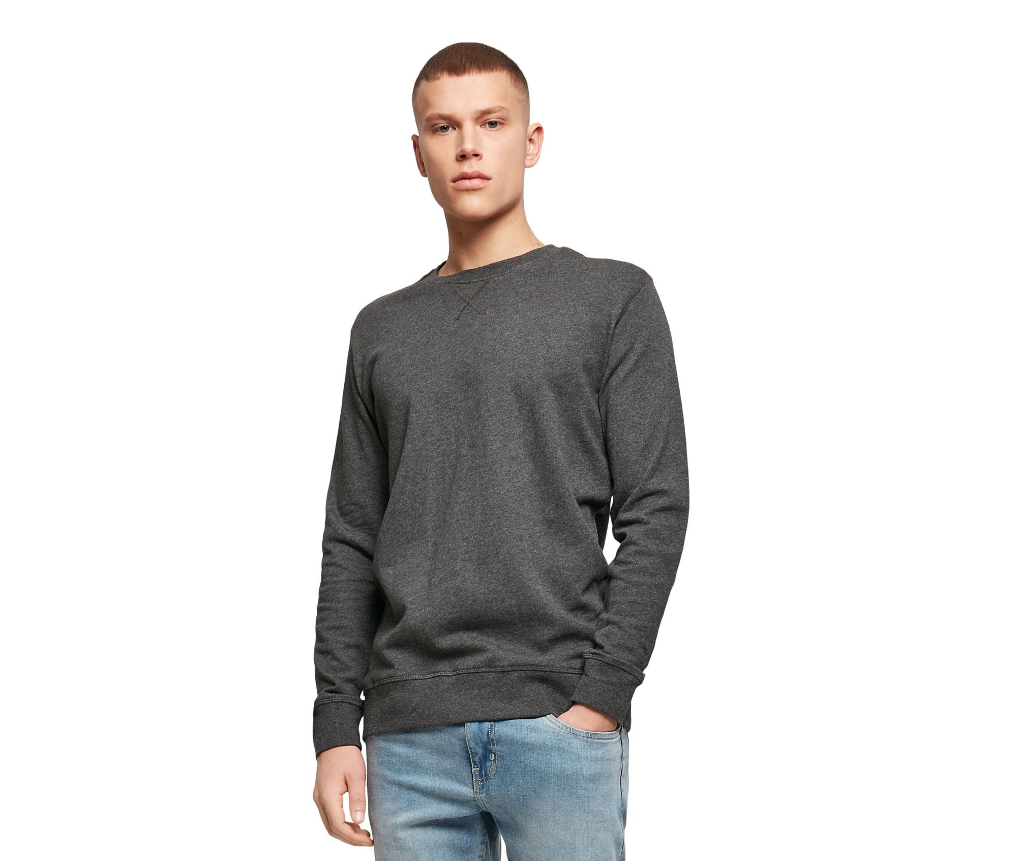 Sweat léger col rond Build Your Brand Light Crew Sweatshirt Sweat léger col rond Build Your Brand Light Crew Sweatshirt