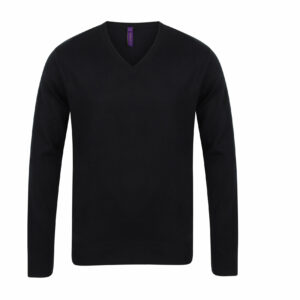 Sweat Pull col V homme Henbury Men's V-Neck Jumper