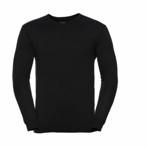 Sweat Pull col V Russell Men's V-Neck Knitted Pullover