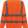 Sweat-shirt 1/4 zip haute visibilité Yoko YHVK06