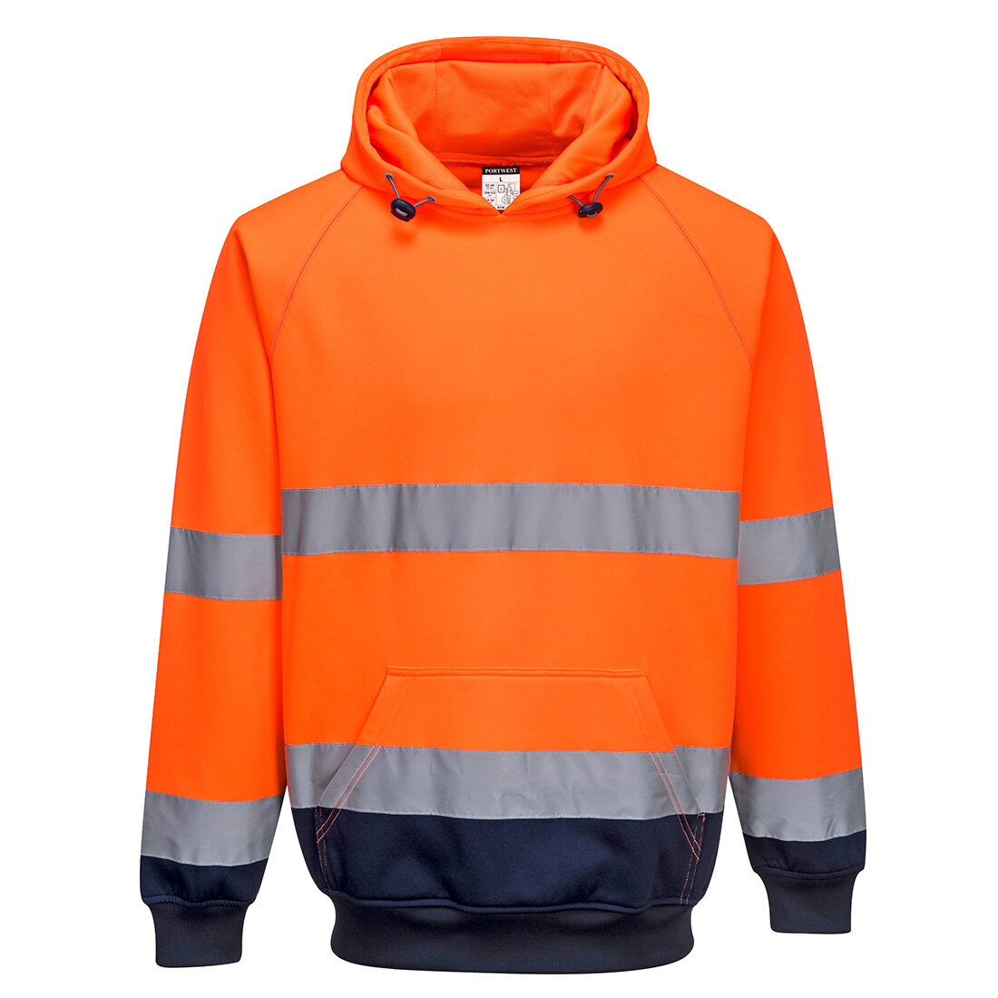 Sweat shirt à capuche bicolore Portwest B316 Sweat shirt à capuche bicolore Portwest B316