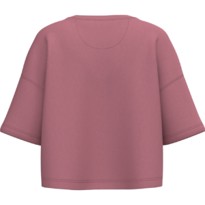 Sweat-shirt crop à manches courtes col rond femme Proact PA394