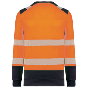 Sweat-shirt de sécurité recyclé col rond unisexe WK. Designed To Work WK420
