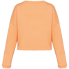 Sweat-shirt écoresponsable à col rond oversize crop femme Native Spirit NS429