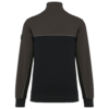 Sweat-shirt écoresponsable col zippé unisexe WK. Designed To Work WK404
