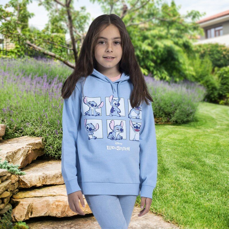 Sweat-Shirt Stitch Disney Enfant avec Capuche en Coton - Lot de 12 Sweat-Shirt Stitch Disney Enfant avec Capuche en Coton - Lot de 12