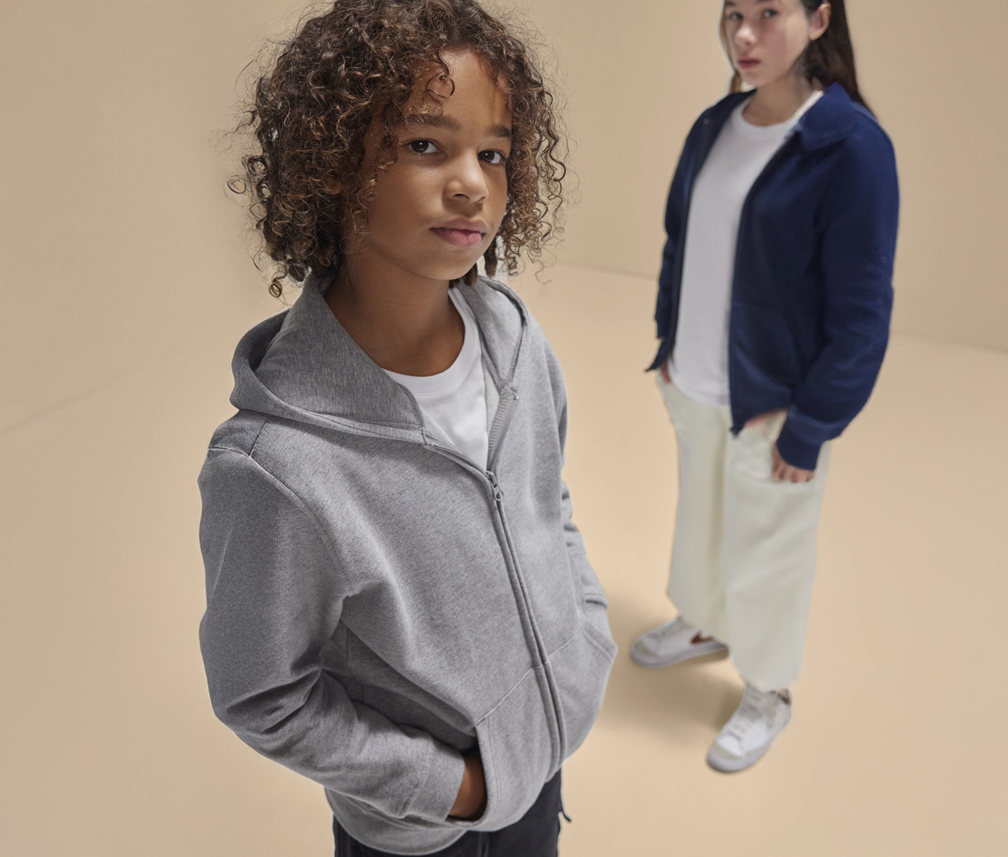 Sweat zippé à capuche unisexe B&c Id.334 Zip Hood /kids Sweat zippé à capuche unisexe B&c Id.334 Zip Hood /kids