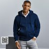 Sweat zippé homme capuche Russell Men's Authentic Zipped Hood Jacket