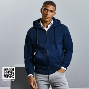 Sweat zippé homme capuche Russell Men's Authentic Zipped Hood Jacket