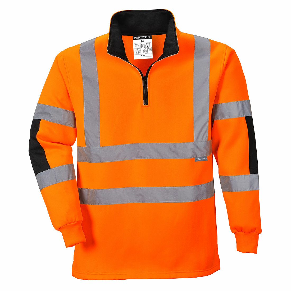 Sweatshirt col zippé Sorrento Portwest B308 Sweatshirt col zippé Sorrento Portwest B308
