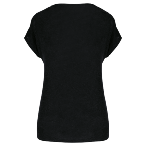 T-shirt col V en lin femme Spasso SP321