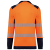 T-shirt de sécurité recyclé col rond manches longues unisexe WK. Designed To Work WK361