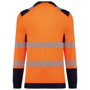 T-shirt de sécurité recyclé col rond manches longues unisexe WK. Designed To Work WK361