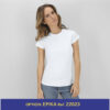 T-shirt femme blanc "keya" Wcs150