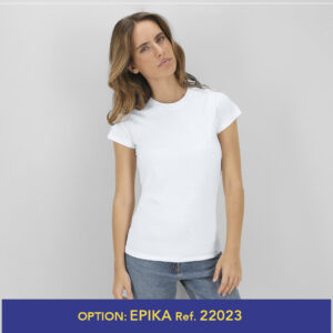 T-shirt femme blanc "keya" Wcs150