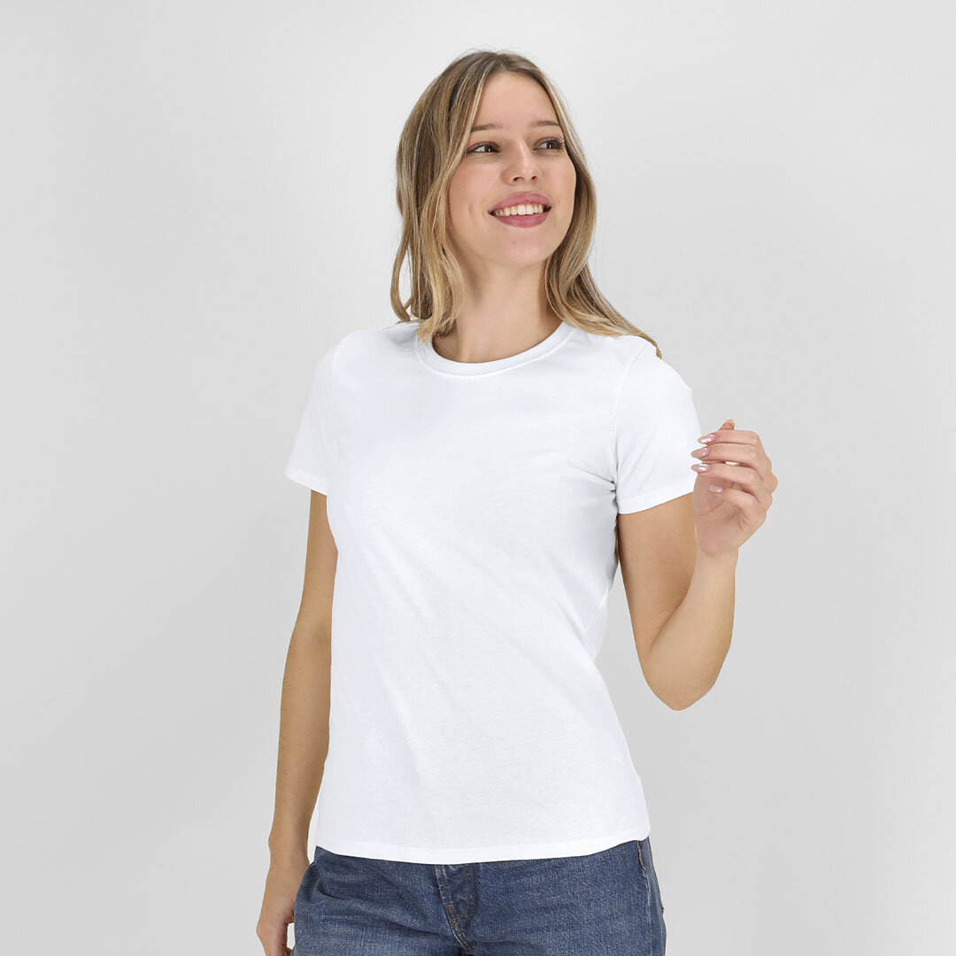 T-shirt femme blanc "keya" Wcs180 T-shirt femme blanc "keya" Wcs180