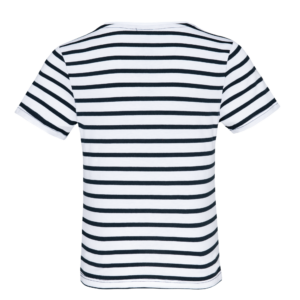 T-shirt rayé marin avec poche manches courtes enfant Kariban K379