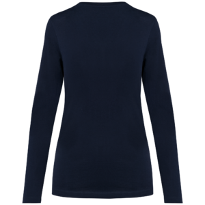 T-shirt Supima® col V manches longues femme Kariban Premium PK307