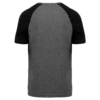 T-shirt triblend bicolore sport manches courtes unisexe Proact PA4010