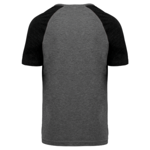 T-shirt triblend bicolore sport manches courtes unisexe Proact PA4010