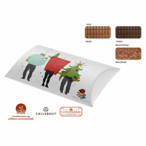Tablette de chocolat 100 g en boîte cartonnée, 1 pièce