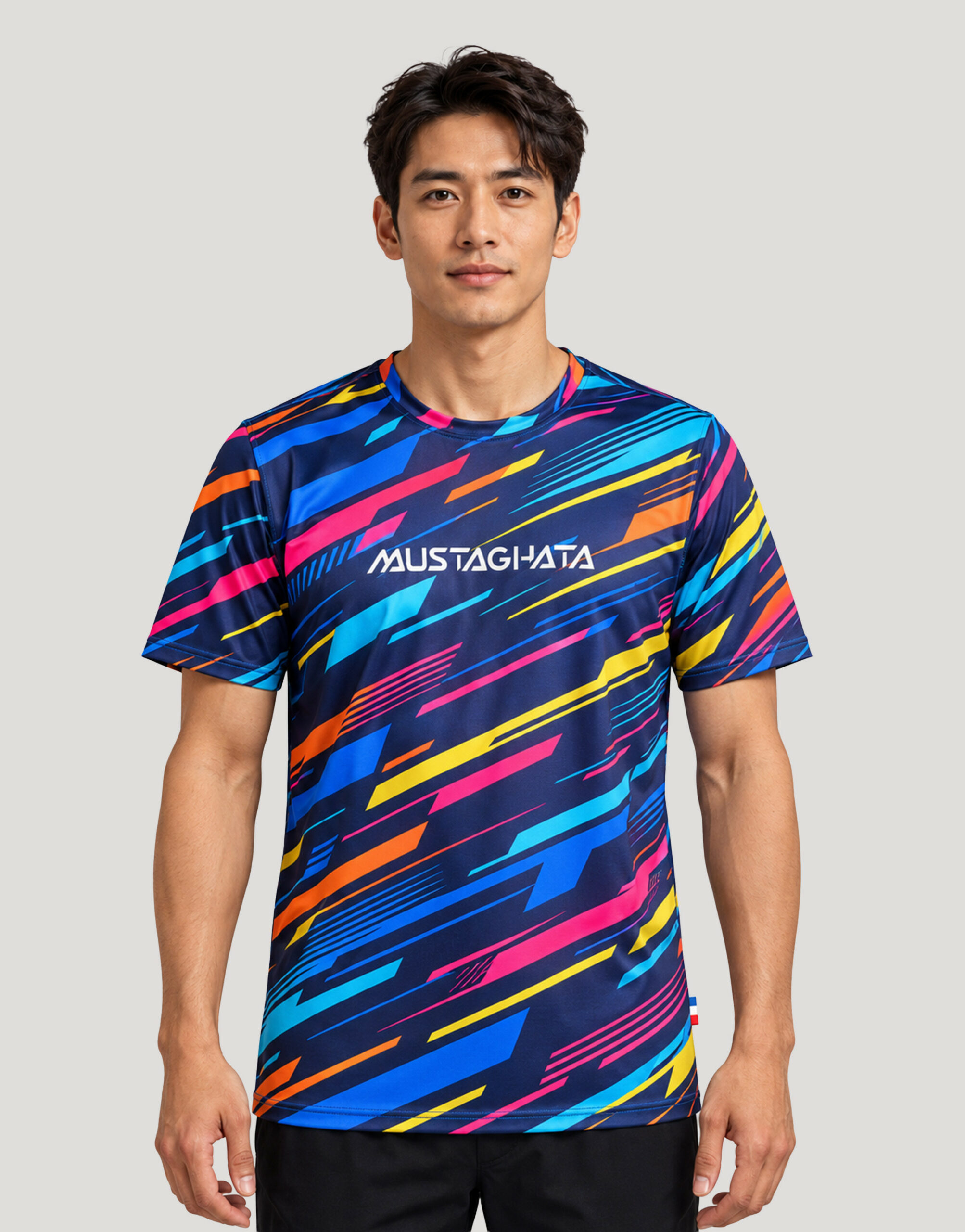 Tee-shirt running homme imprimé fabriqué en France Tabor Tee-shirt running homme imprimé fabriqué en France Tabor – vue 3