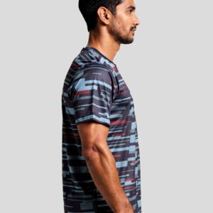 Tee-shirt running homme imprimé fabriqué en France Tabor – vue 5