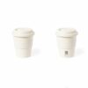 Tasse en plastique PP avec couvercle MERION 350 ml