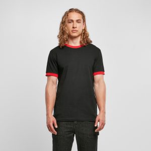 Tee-shirt bords côte contrastés Build Your Brand Ringer Tee