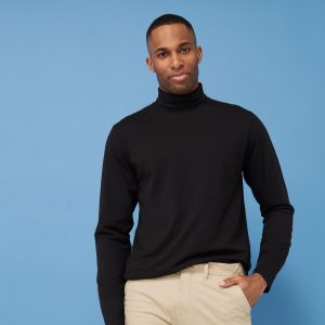 Tee-shirt col roulé Henbury Long Sleeved Roll Neck Top