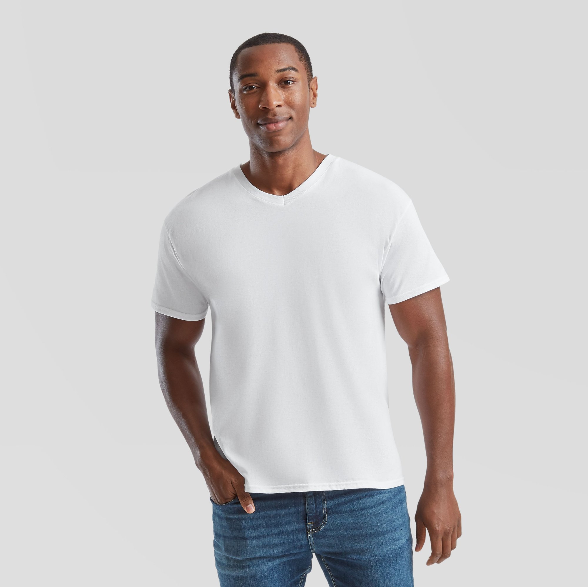 Tee-shirt col V Fruit Of The Loom Original V Neck T Tee-shirt col V Fruit Of The Loom Original V Neck T