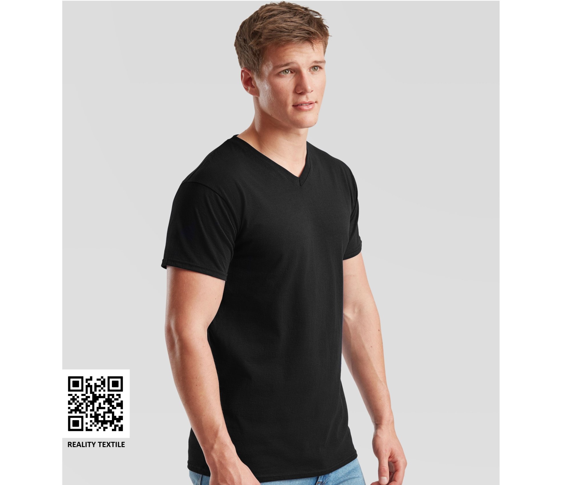 Tee-shirt col V Fruit Of The Loom Valueweight V-Neck T Tee-shirt col V Fruit Of The Loom Valueweight V-Neck T