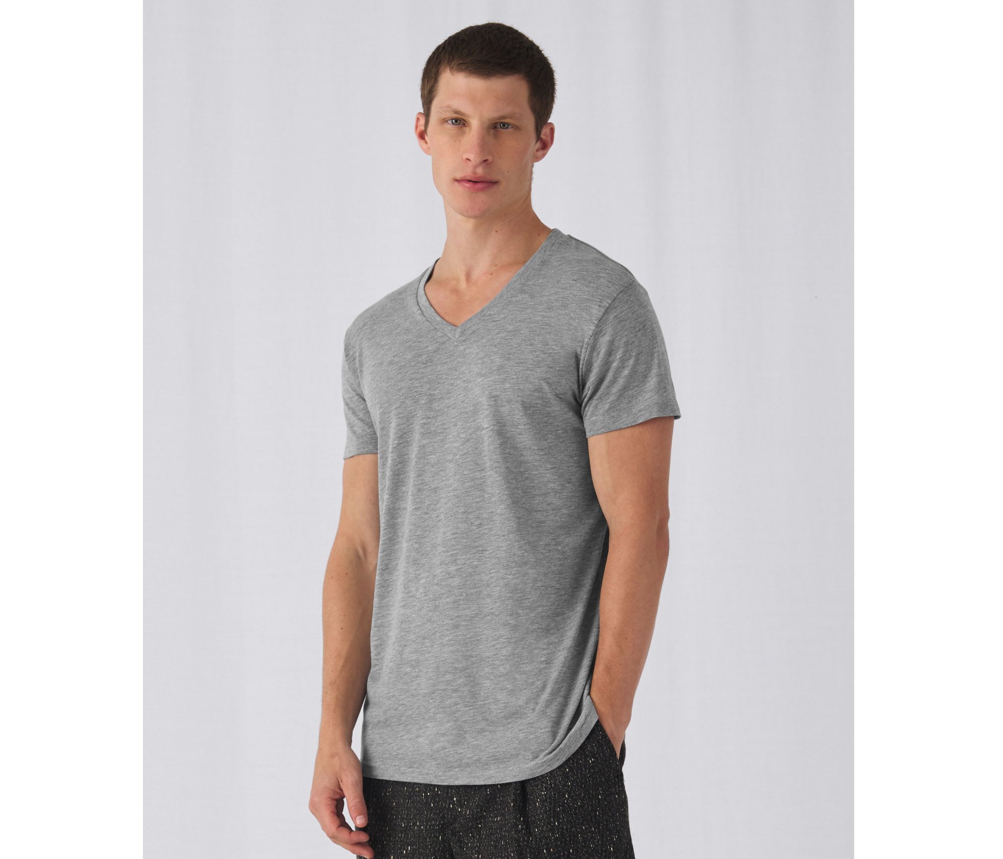 Tee-shirt col V homme Tri-blend B&c V Men Tee-shirt col V homme Tri-blend B&c V Men