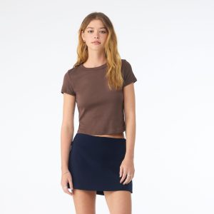 Tee-shirt court femme Bella + Canvas Women's Micro Rib Baby Tee