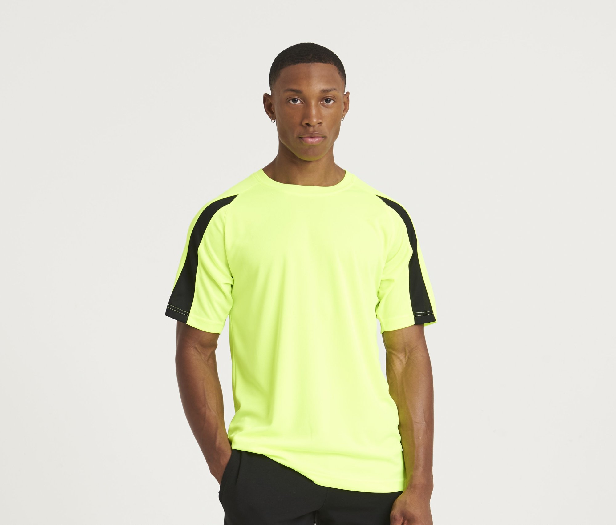Tee-shirt de sport contrasté Just Cool Contrast T Tee-shirt de sport contrasté Just Cool Contrast T