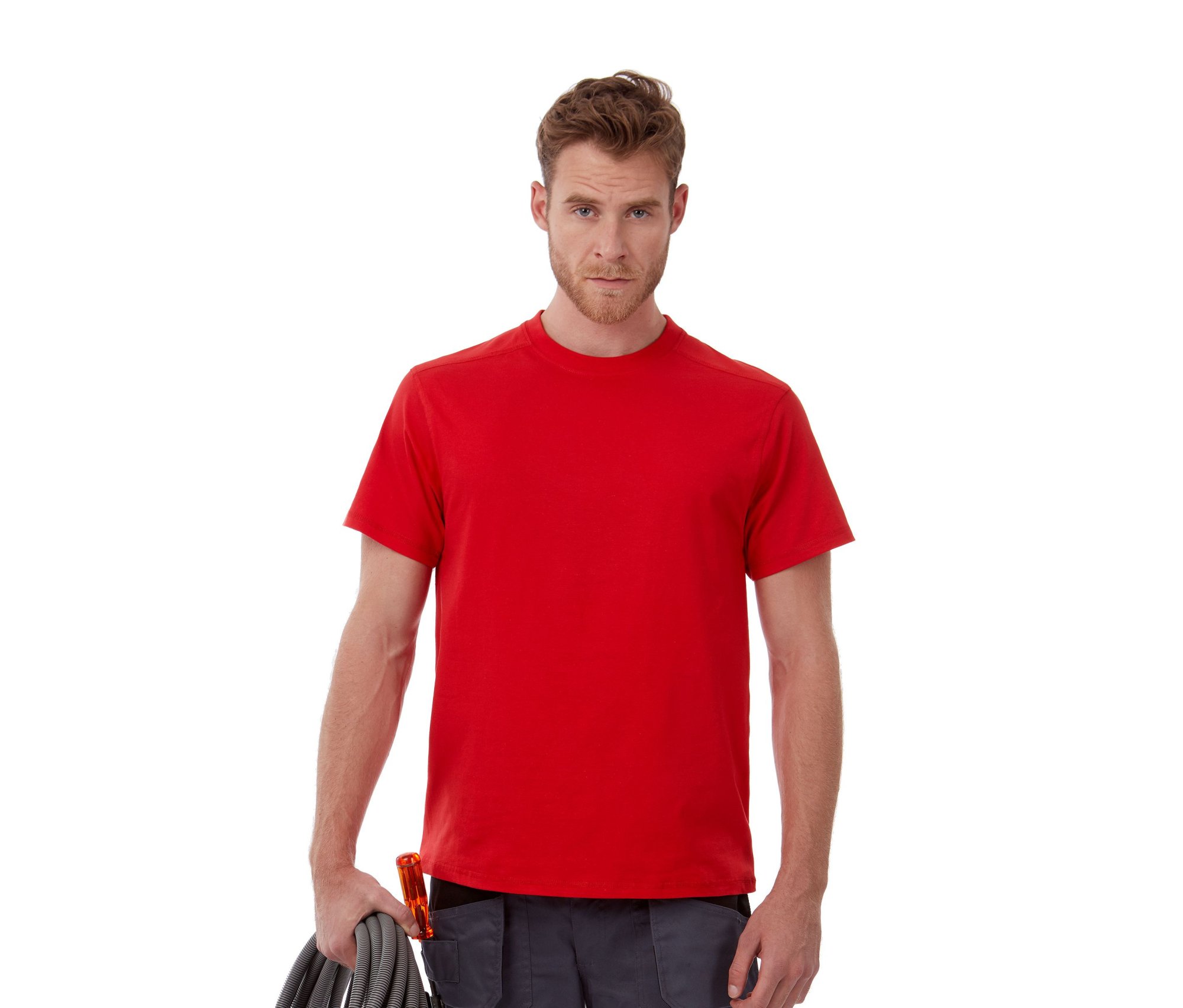 Tee-shirt de travail 60° B&c Perfect Pro Tee-shirt de travail 60° B&c Perfect Pro