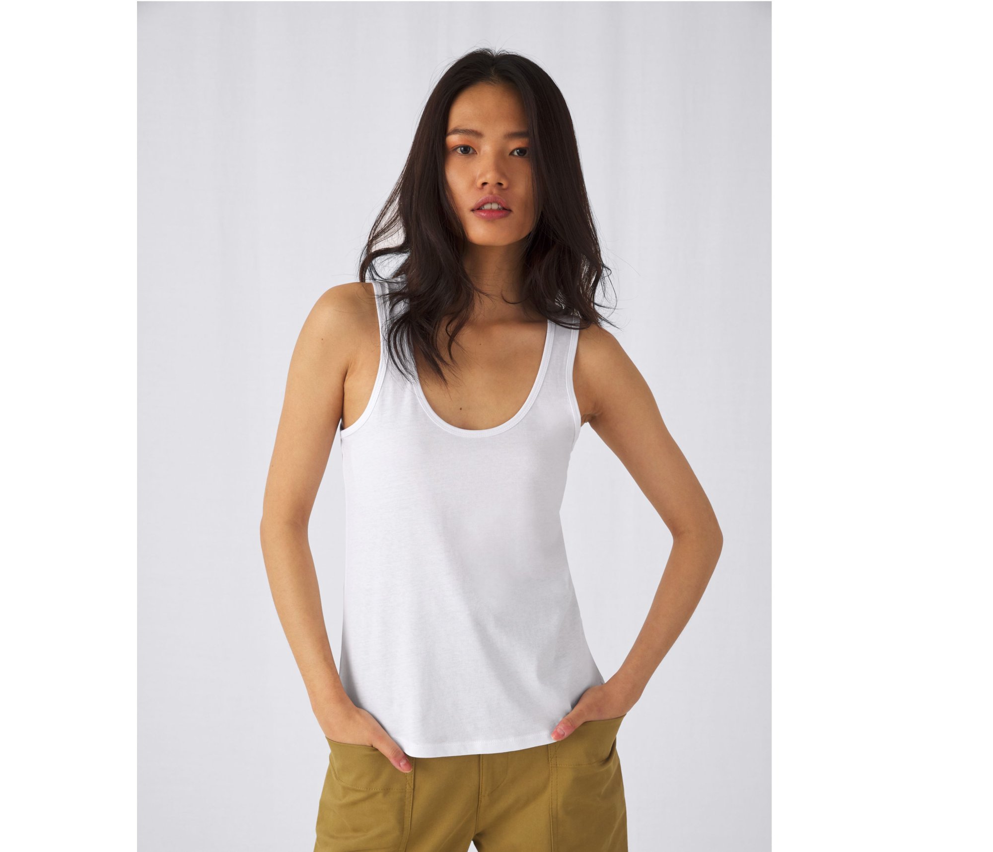 Tee-shirt Débardeur coton bio femme B&c Inspire Tank T/women Tee-shirt Débardeur coton bio femme B&c Inspire Tank T/women