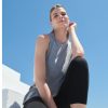 Tee-shirt Débardeur femme emmanchures échancrées Sf Clothing Women’s High Neck Slash Armhole Vest