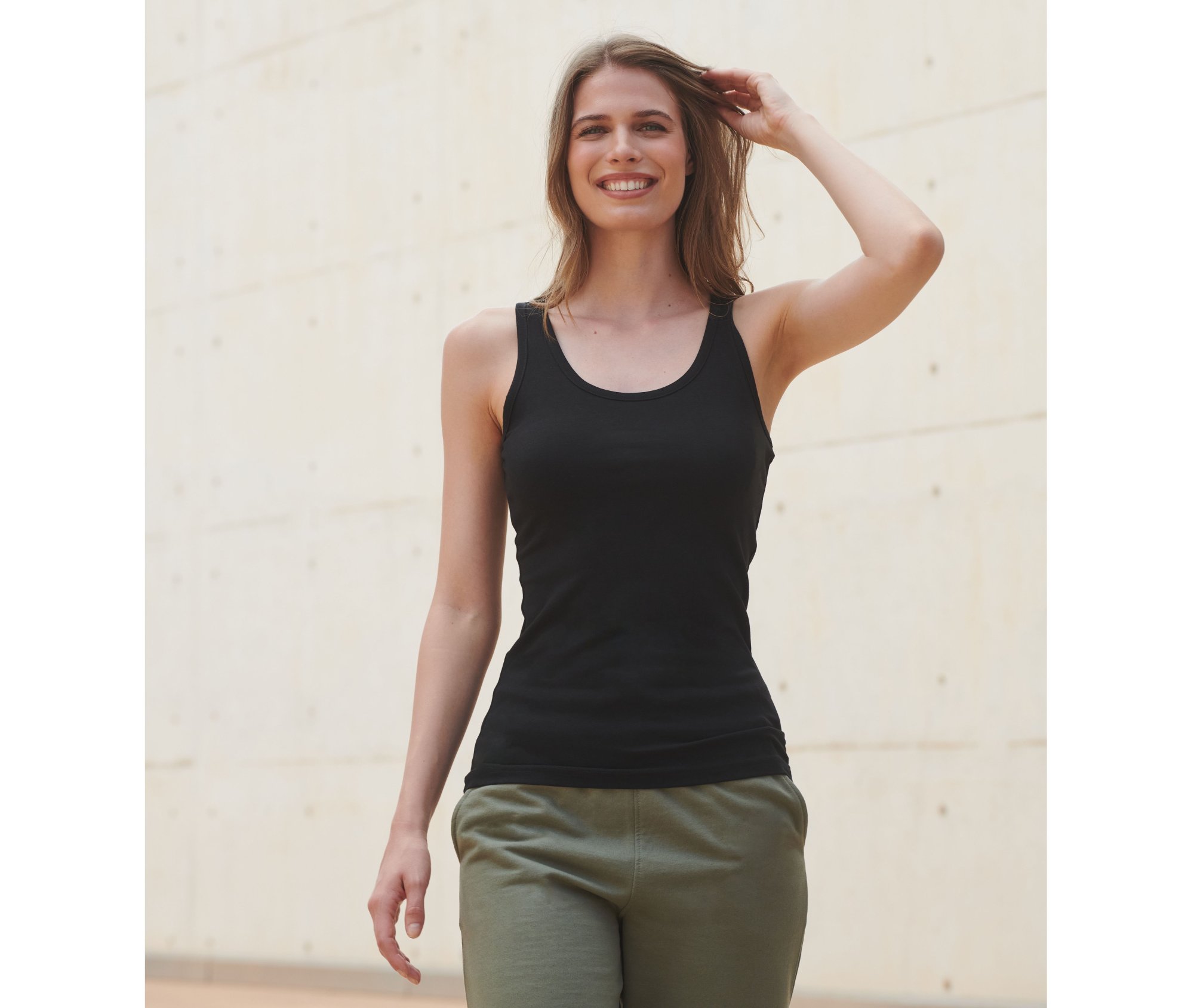 Tee-shirt Débardeur femme stretch Sf Clothing Ladies Vest Tee-shirt Débardeur femme stretch Sf Clothing Ladies Vest