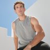 Tee-shirt Débardeur homme emmanchures échancrées Sf Clothing Men’s High Neck Slash Armhole Vest