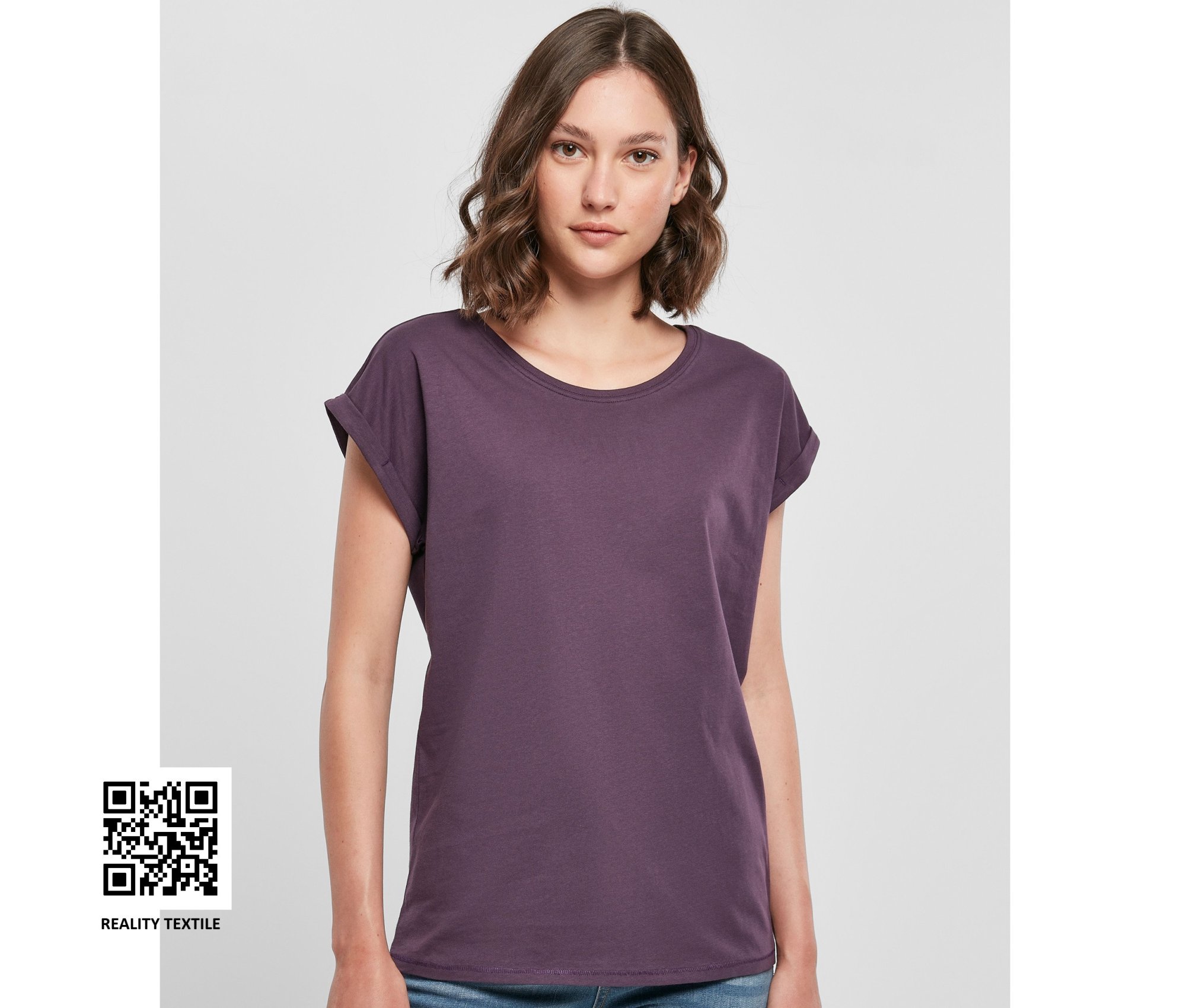 Tee-shirt femme Build Your Brand Ladies Extended Shoulder Tee Tee-shirt femme Build Your Brand Ladies Extended Shoulder Tee