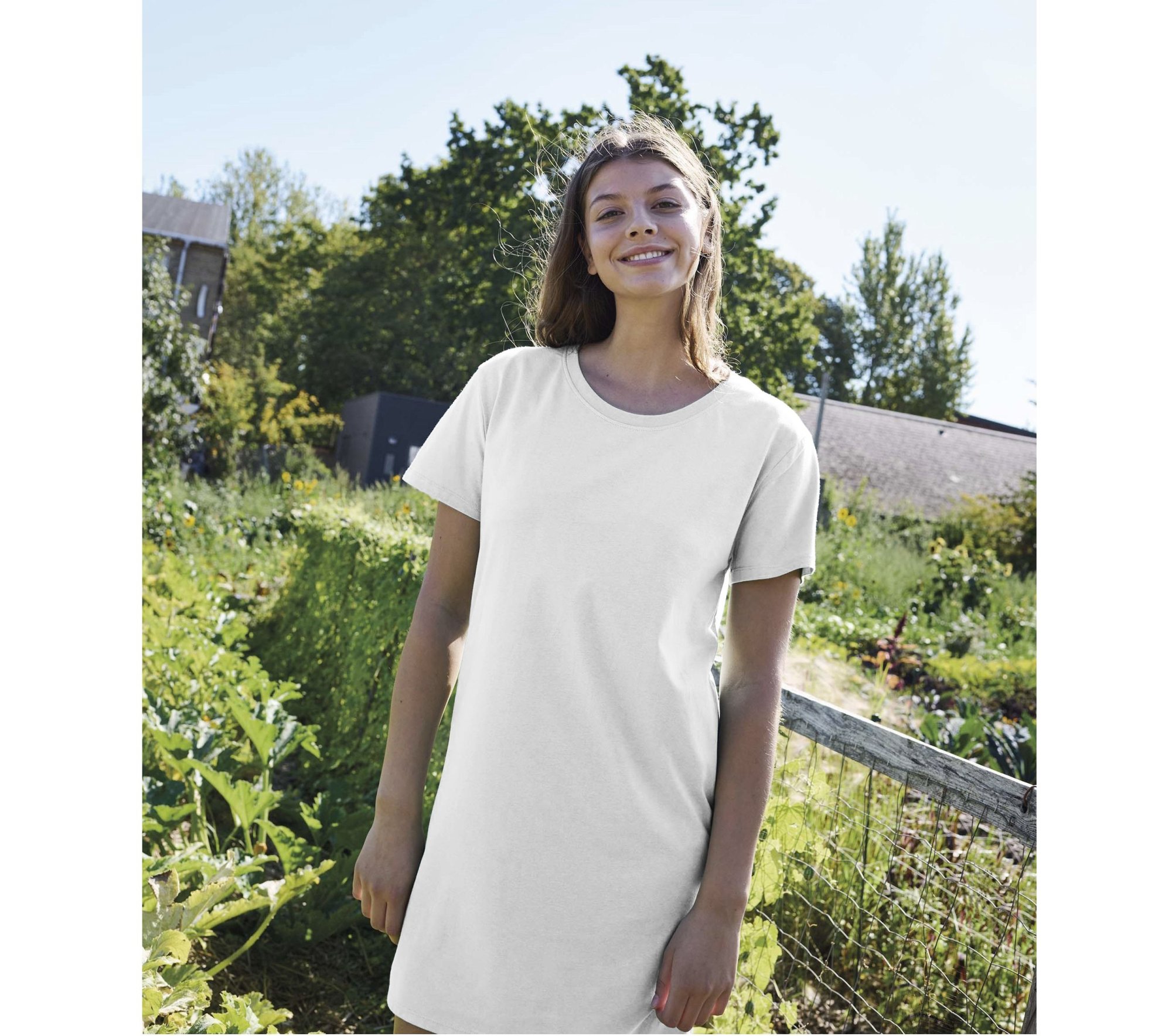 Tee-shirt femme extra long Ladies Length T-Shirt Tee-shirt femme extra long Ladies Length T-Shirt