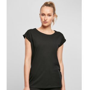 Tee-shirt femme organique Build Your Brand Ladies Organic Extended Shoulder Tee