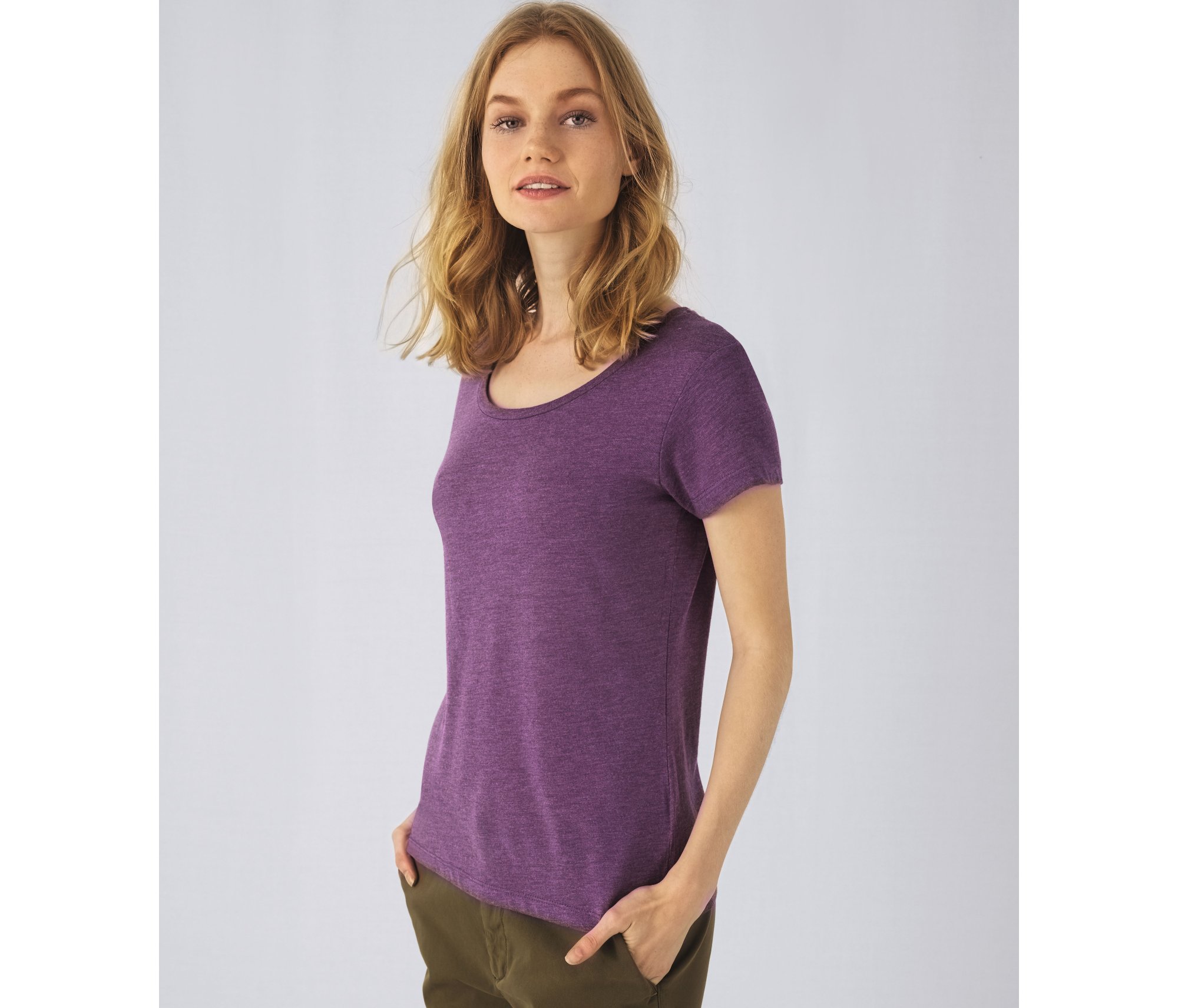Tee-shirt femme Tri-blend B&c Women Tee-shirt femme Tri-blend B&c Women