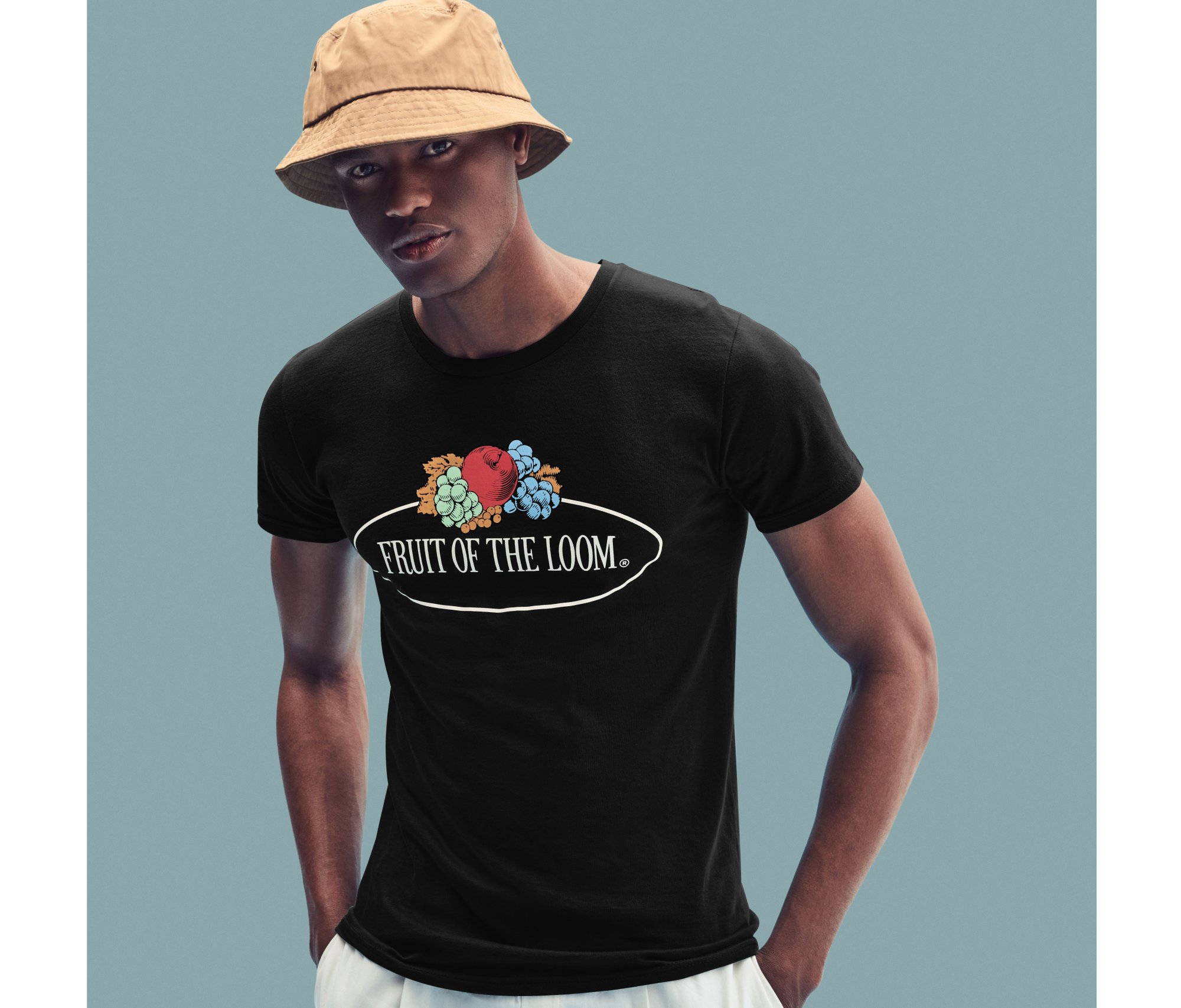 Tee-shirt homme logo Fruit of the Loom Of Vintage T Large Tee-shirt homme logo Fruit of the Loom Of Vintage T Large