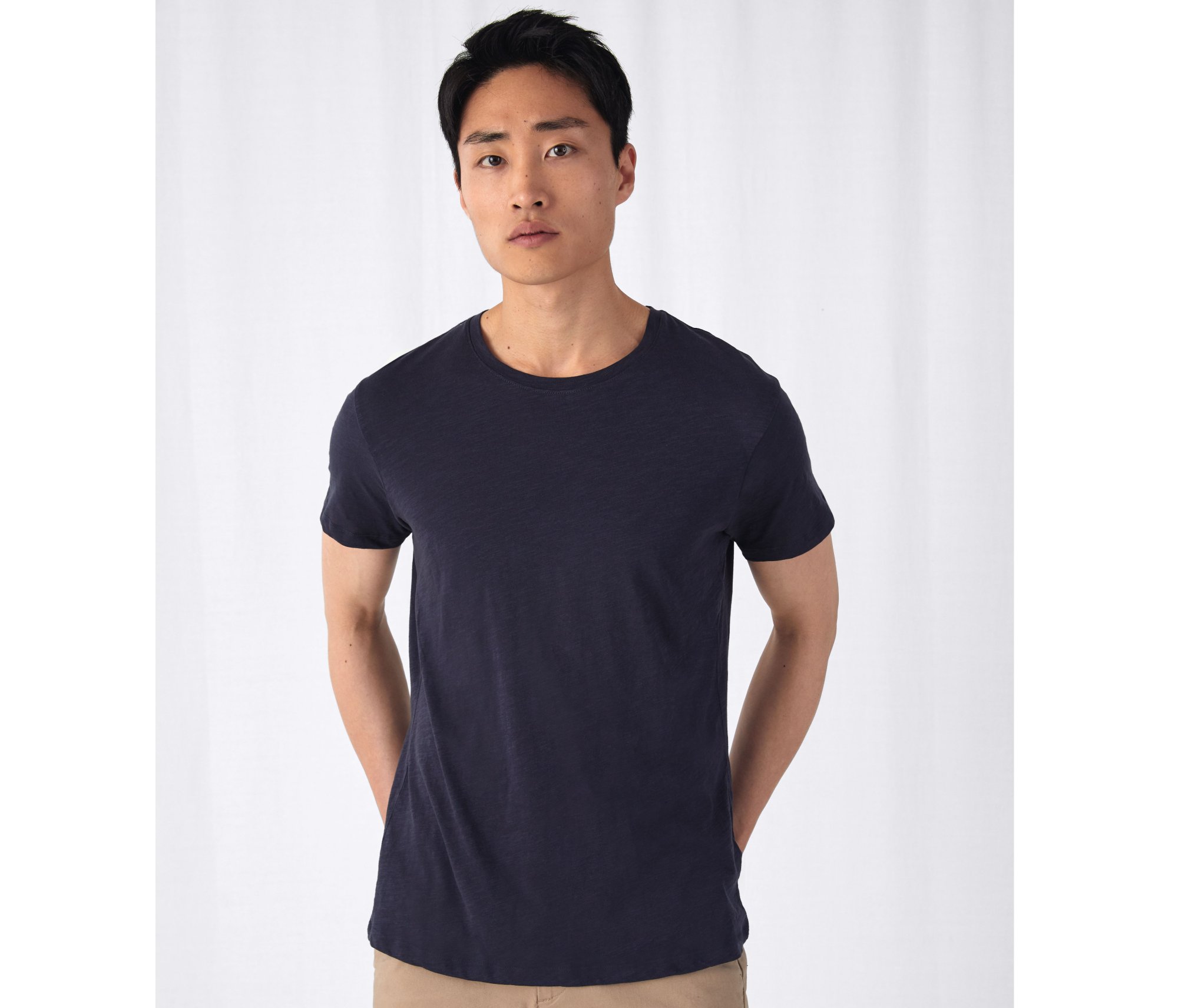 Tee-shirt homme Slub en coton bio B&c Inspire T/men Tee-shirt homme Slub en coton bio B&c Inspire T/men